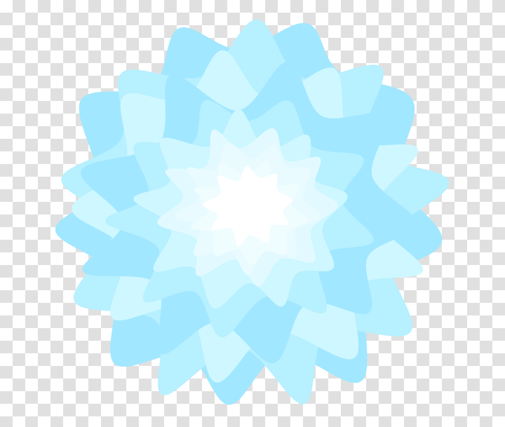 Blue Puff Flower, Nature, Snowflake, Crystal Transparent Png