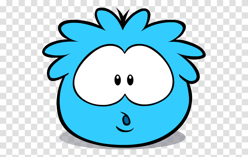 Blue Puffle Shocked Club Penguin Blue Puffle, Nature, Outdoors Transparent Png