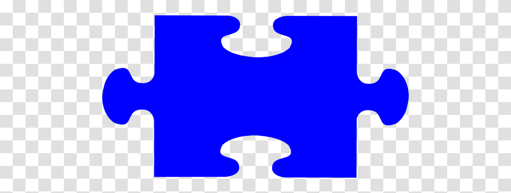 Blue Puzzle Piece Clip Art, Silhouette, Glass Transparent Png