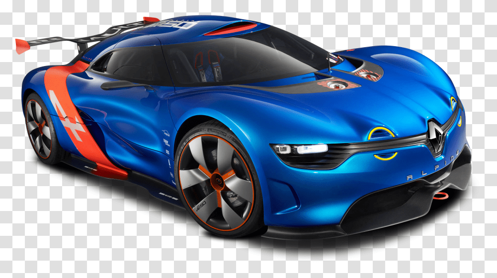 Blue Race Renault Alpine Concept, Car, Vehicle, Transportation, Automobile Transparent Png