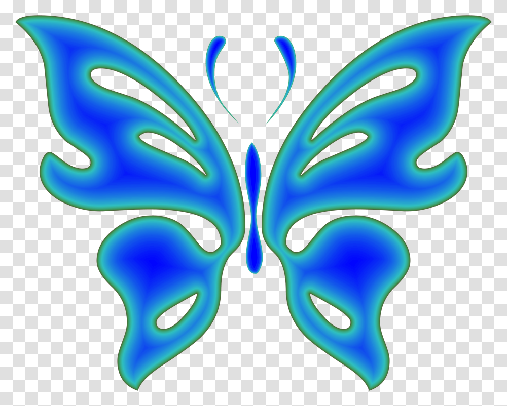 Blue Radiative Butterfly Clip Arts, Pattern, Ornament, Scissors Transparent Png