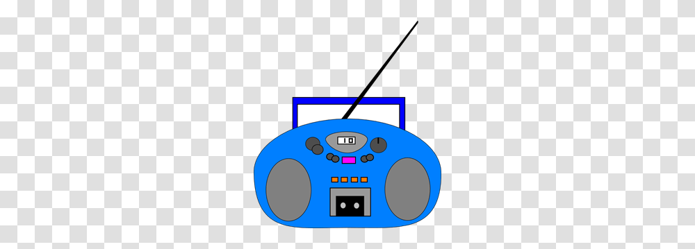 Blue Radio Clip Art For Web, Electronics, Tape Player, Stereo, Cd Player Transparent Png