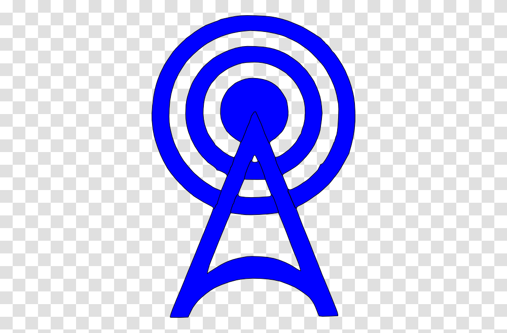 Blue Radio Tower Icon Clip Art For Web, Logo, Trademark, Pattern Transparent Png