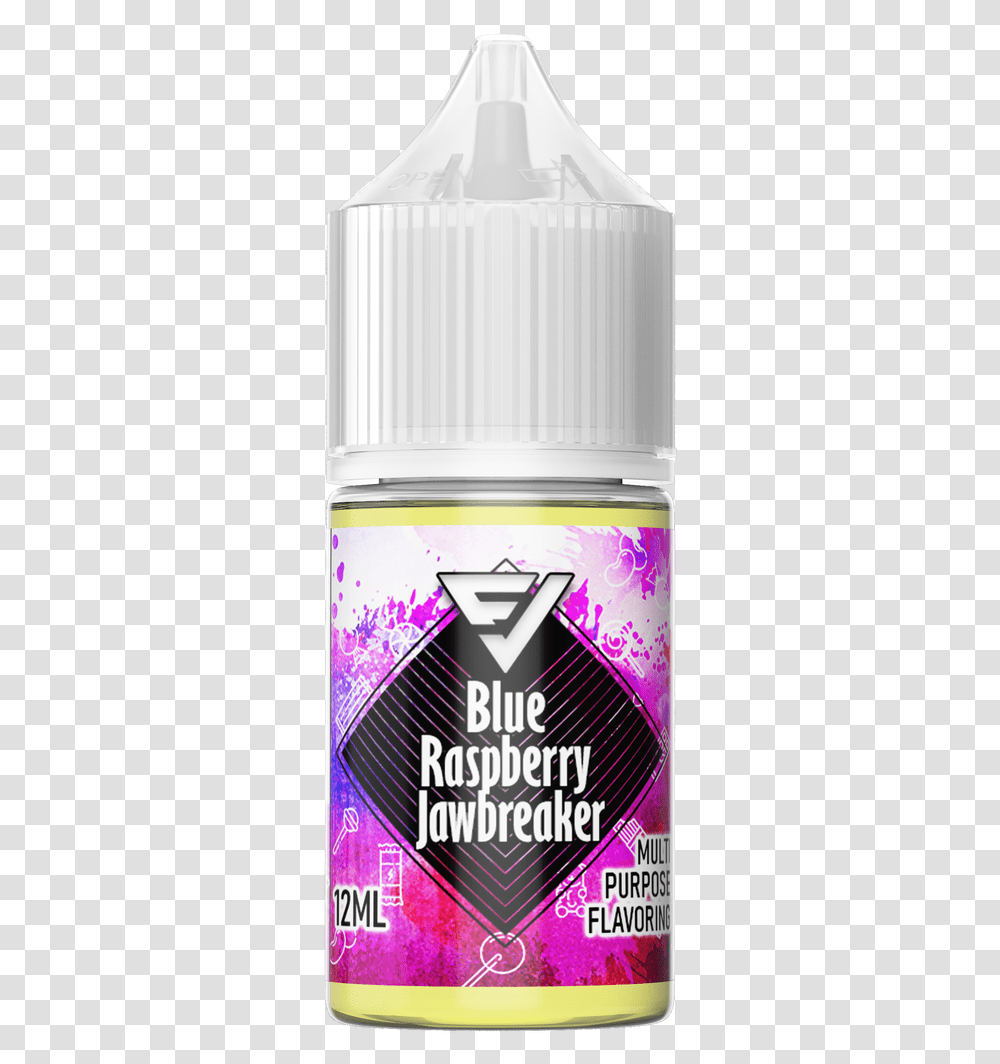 Blue Raspberry Jawbreaker Flavor, Cosmetics, Label, Bottle Transparent Png