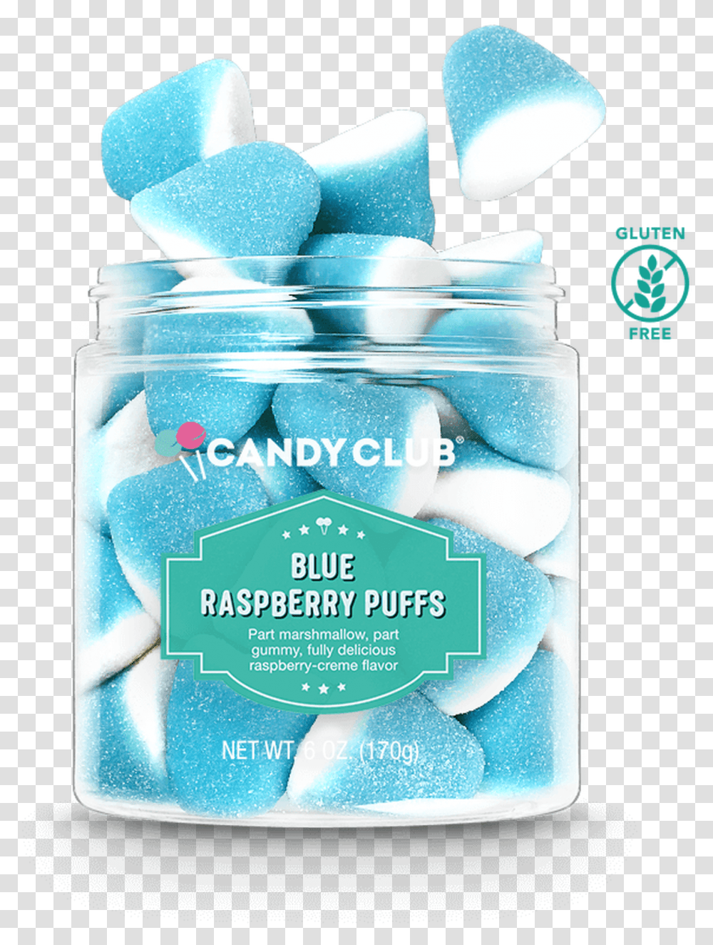 Blue Raspberry Puffs, Jar Transparent Png