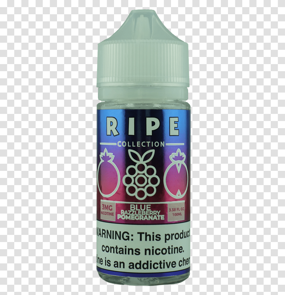 Blue Razzleberry Pomegranate By Vape 100 Ripe Collection, Tin, Beer, Beverage, Can Transparent Png