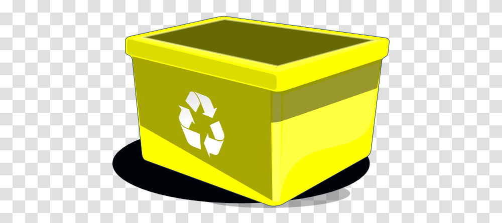 Blue Recycling Bin Clipart, Box, Recycling Symbol Transparent Png
