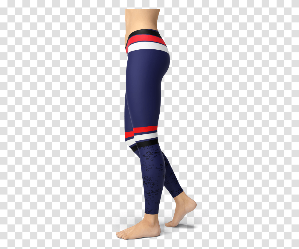 Blue Red White And Black Stripe Leggings Yoga Gym And Game Of Theones Dragon Leggings, Apparel, Sock, Shoe Transparent Png