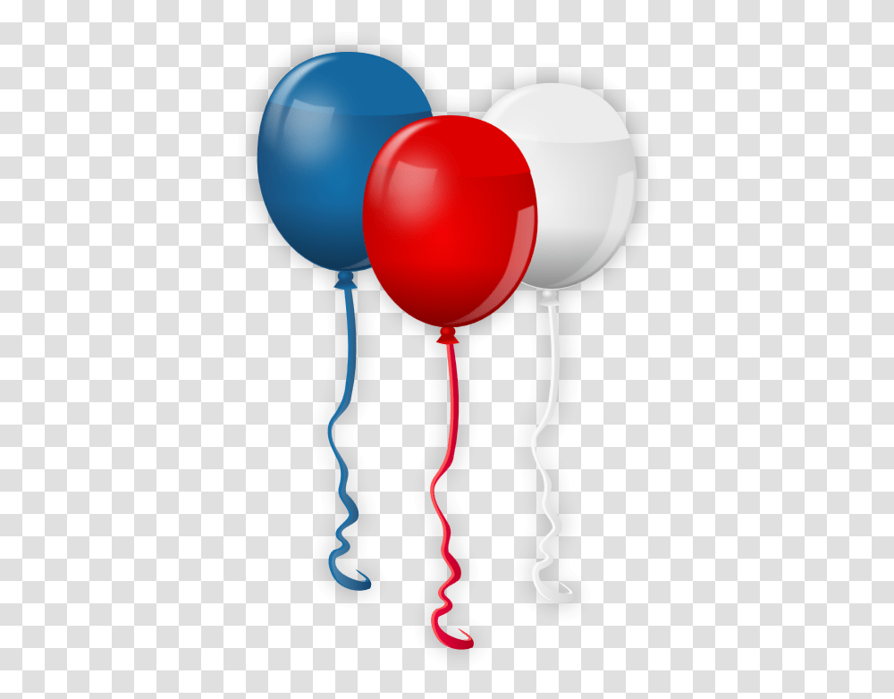 Blue Red White Balloon Transparent Png