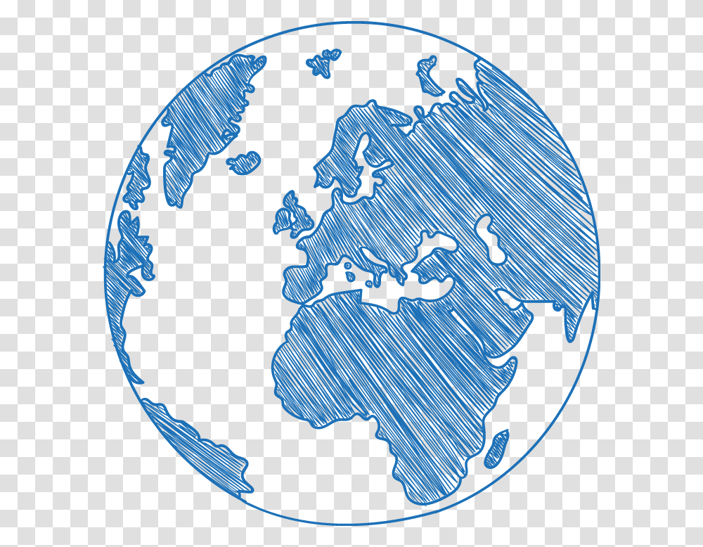 Blue Resource Science Euclidean Vector Social Earth Sketch Of The World, Outer Space, Astronomy, Universe, Planet Transparent Png