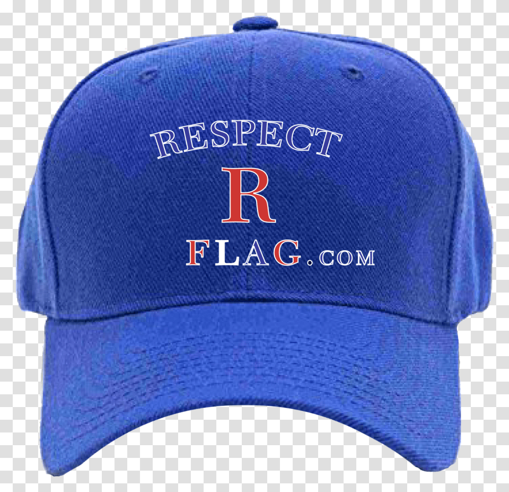 Blue Respect R Flag Baseball Cap, Apparel, Hat Transparent Png
