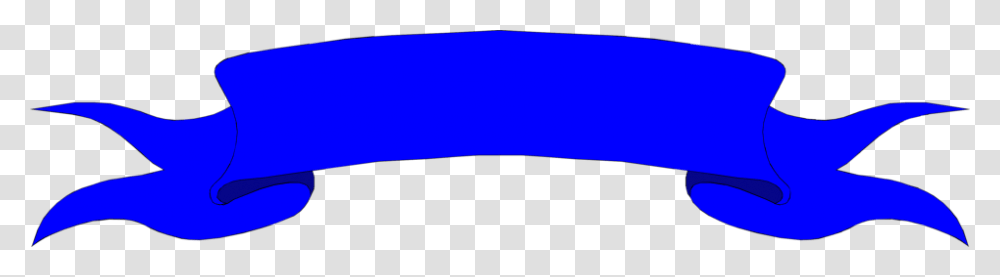 Blue Ribbon Banner Clipart, Logo, Trademark Transparent Png
