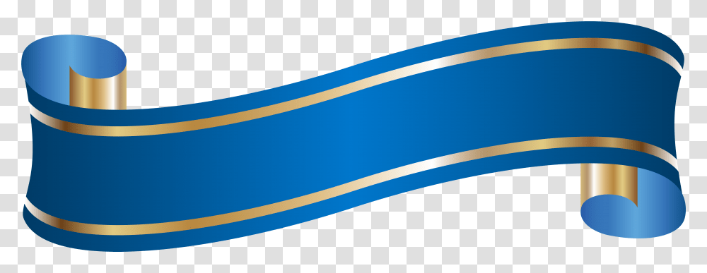 Blue Ribbon Banner & Free Bannerpng Blue Ribbon Banner, Balance Beam, Gymnastics, Acrobatic, Strap Transparent Png