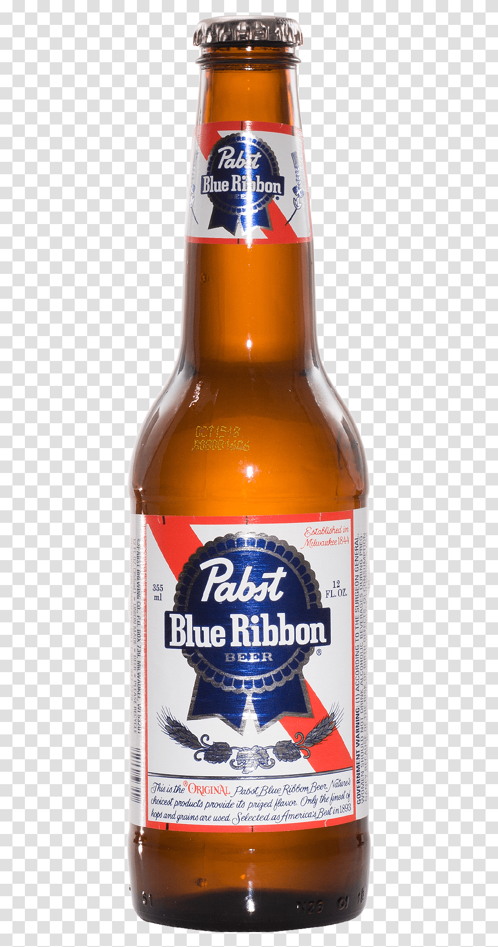 Blue Ribbon Beer Bottles, Alcohol, Beverage, Lager, Plant Transparent Png