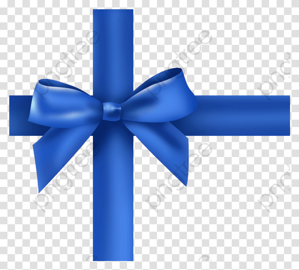 Blue Ribbon Bow Clipart Full Size Clipart 4961186 Clip Art, Cross, Symbol, Tie, Accessories Transparent Png