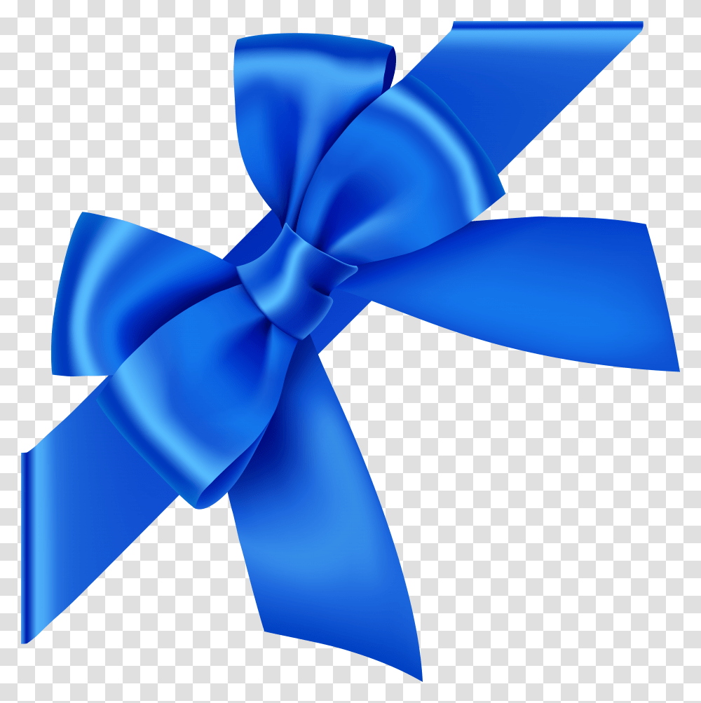 Blue Ribbon Clip Art Bow Transparent Png