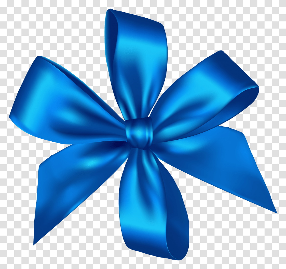Blue Ribbon Clipart Clip Art Blue Gift Ribbon, Ornament, Pattern, Fractal, Lamp Transparent Png