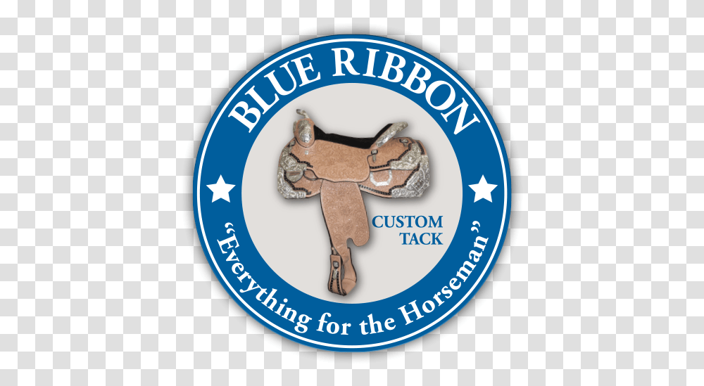 Blue Ribbon Custom Tack - Everything For The Horseman National Blue Ribbon Schools Program, Label, Text, Saddle, Logo Transparent Png
