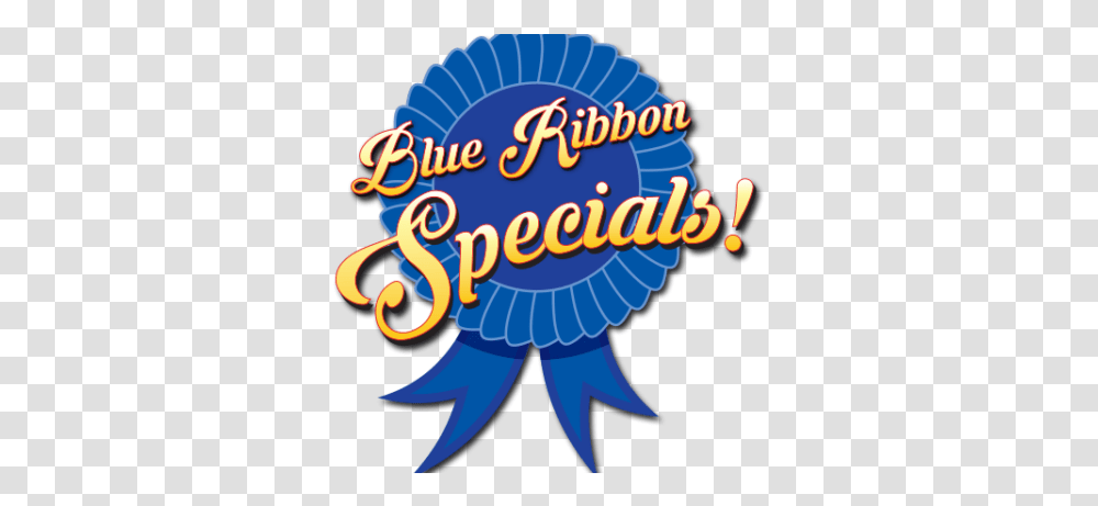 Blue Ribbon State Fair Specials Park Square Theatre Graphic Design, Logo, Symbol, Trademark, Text Transparent Png