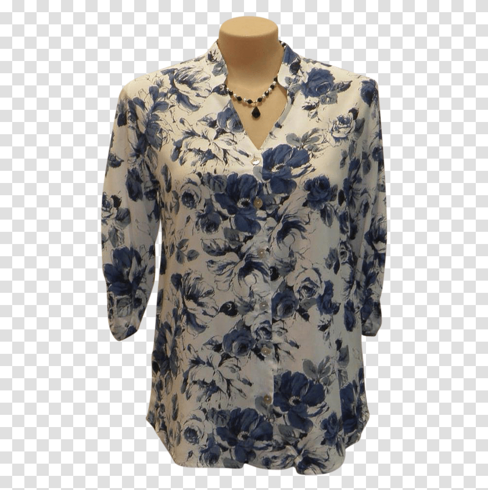 Blue Rose, Apparel, Blouse, Sleeve Transparent Png