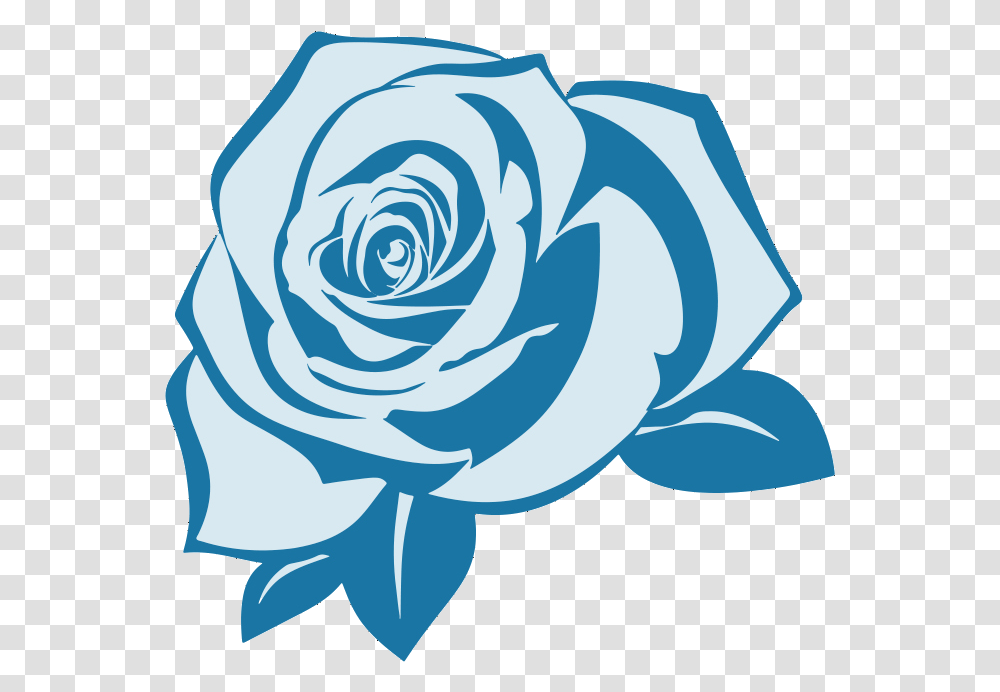 Blue Rose, Flower, Plant, Blossom, Spiral Transparent Png