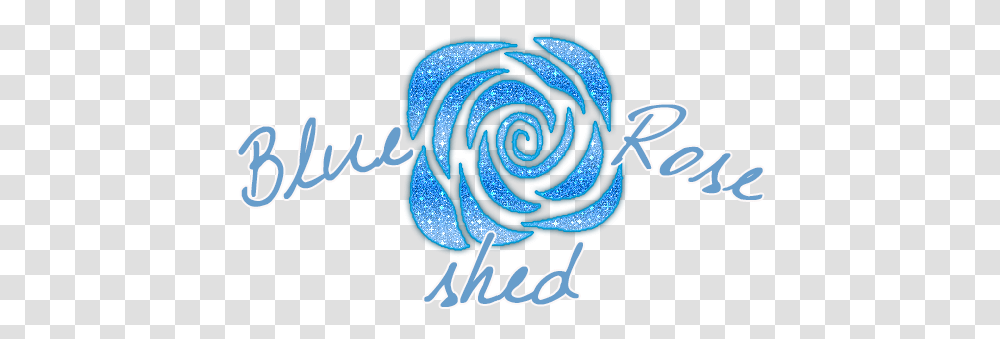 Blue Rose Shed Calligraphy, Text, Art, Graphics, Spiral Transparent Png