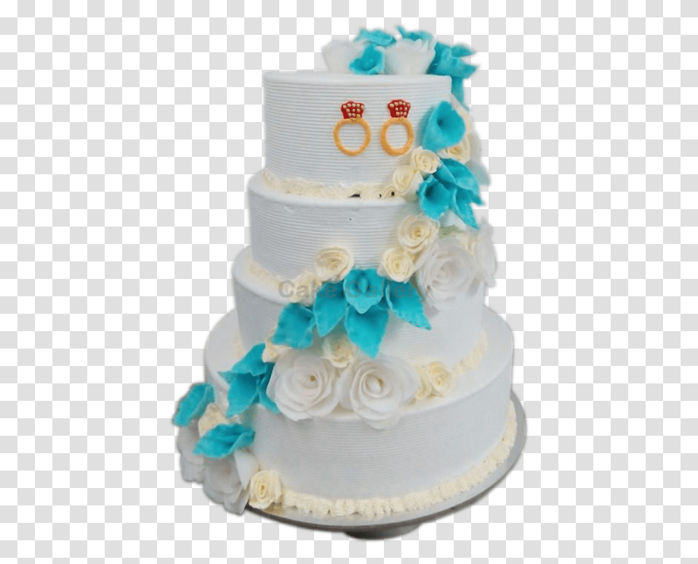 Blue Rose Wedding Cake Wedding Cakes, Dessert, Food, Sweets, Confectionery Transparent Png