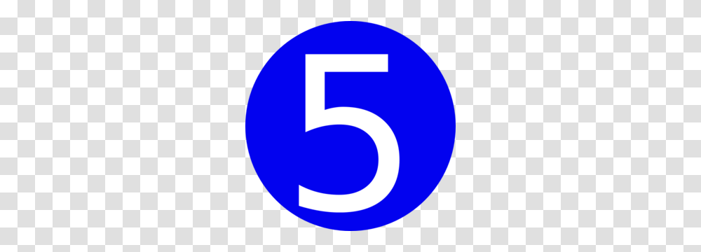 Blue Rounded With Number 5 Md, First Aid Transparent Png