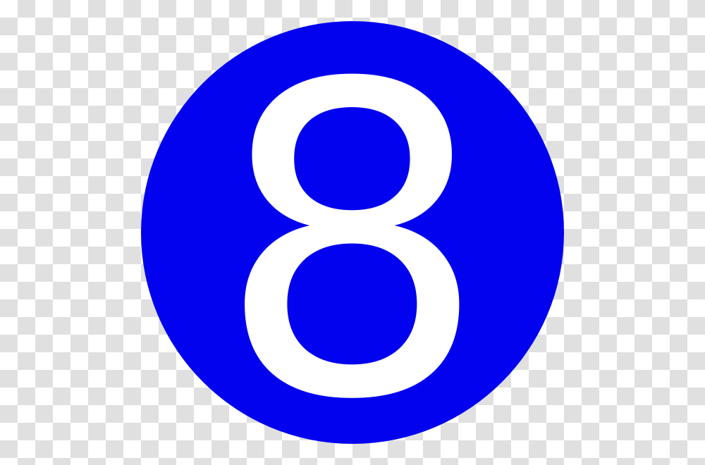 Blue Roundedwith Number 8 Clip Art Blue Number 8 Clipart, Logo, Trademark Transparent Png