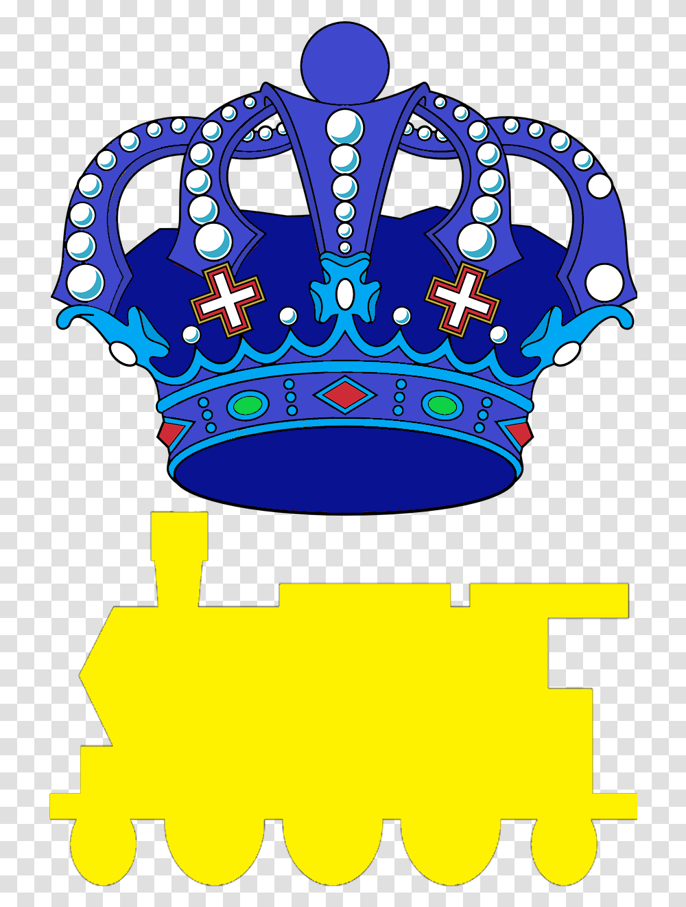 Blue Royal Crown Download Blank Football Logo Template, Accessories, Accessory, Jewelry, Poster Transparent Png
