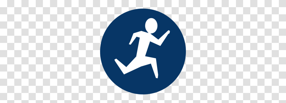 Blue Running Man Clip Art, Pedestrian, Sign, Logo Transparent Png
