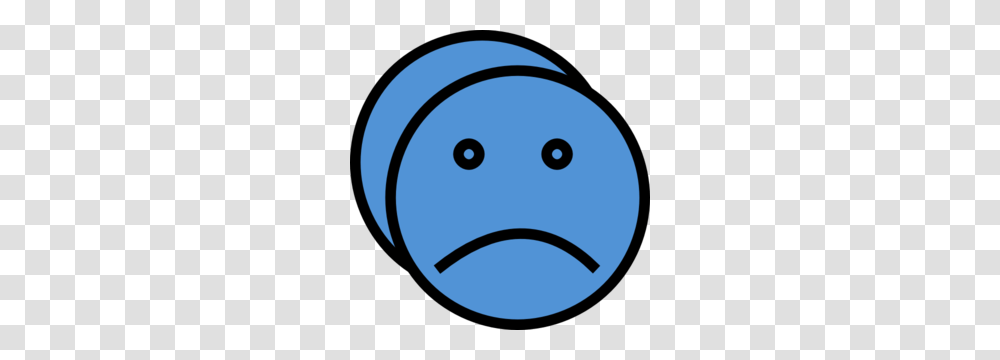 Blue Sad Face Clip Art, Disk, Logo, Trademark Transparent Png
