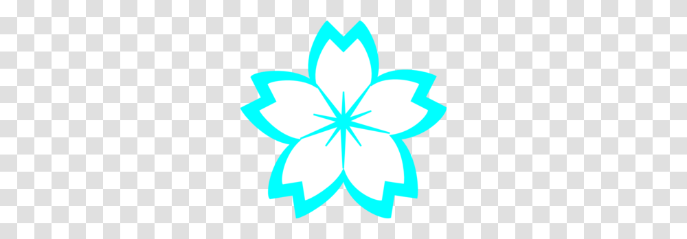 Blue Sakura Clip Art, Plant, Star Symbol, Flower Transparent Png