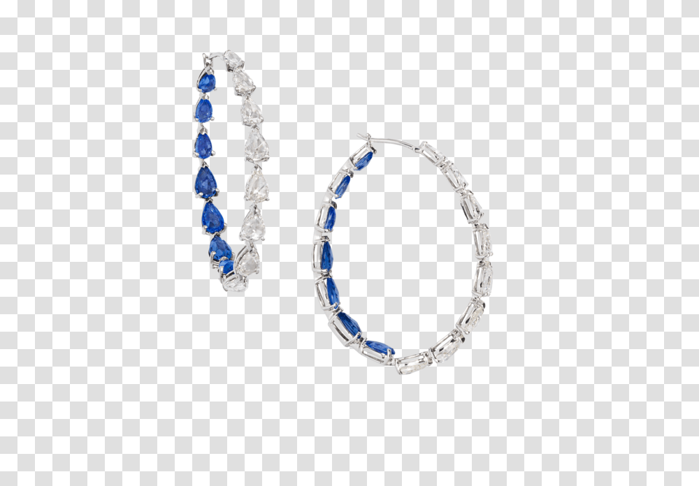 Blue Sapphire Hoop Earrings Pes Earrings, Accessories, Accessory, Jewelry, Gemstone Transparent Png
