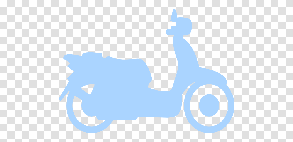 Blue Scooter Clip Art, Label, Silhouette Transparent Png