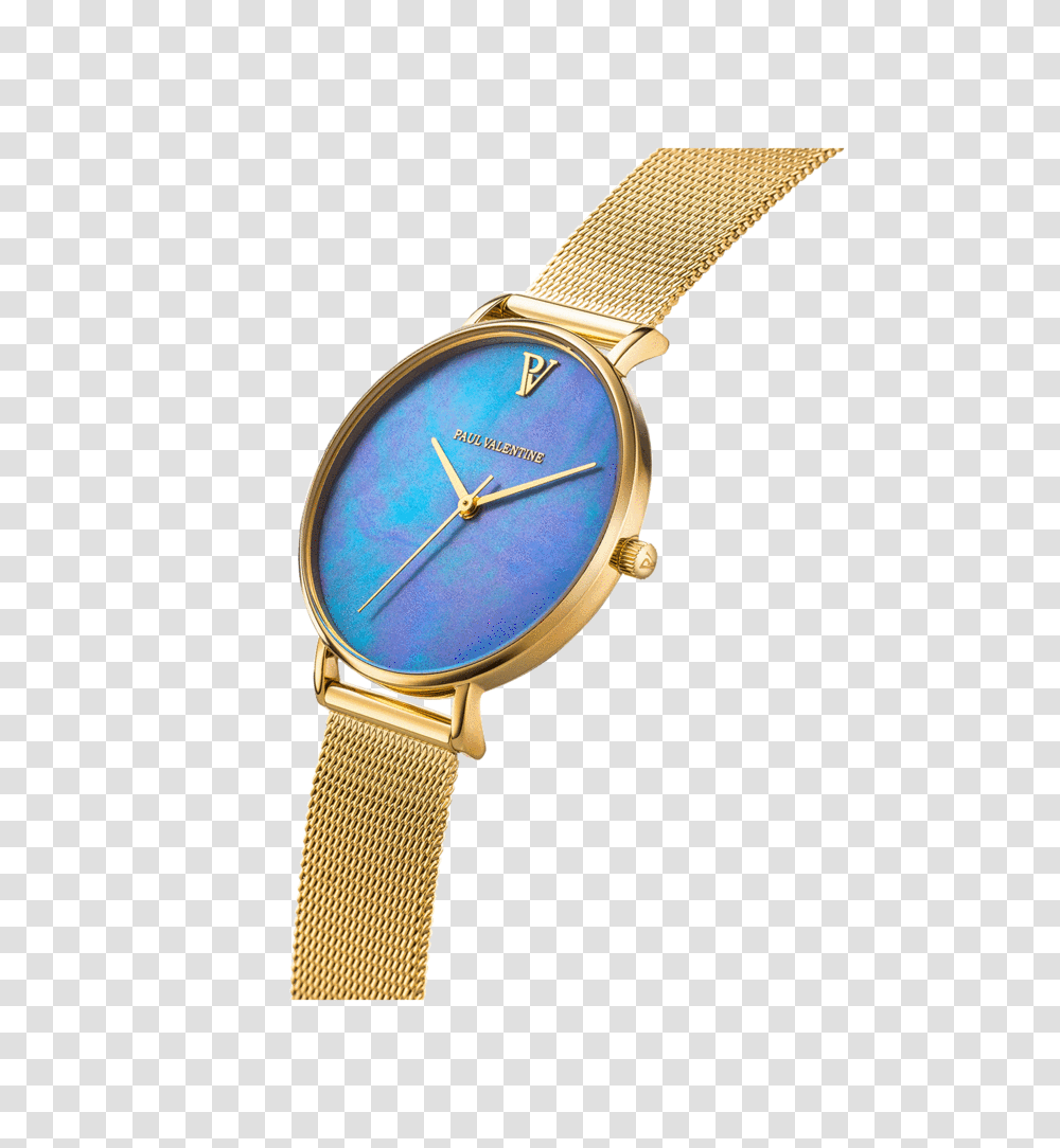 Blue Seashell Paul Valentine, Wristwatch, Strap Transparent Png