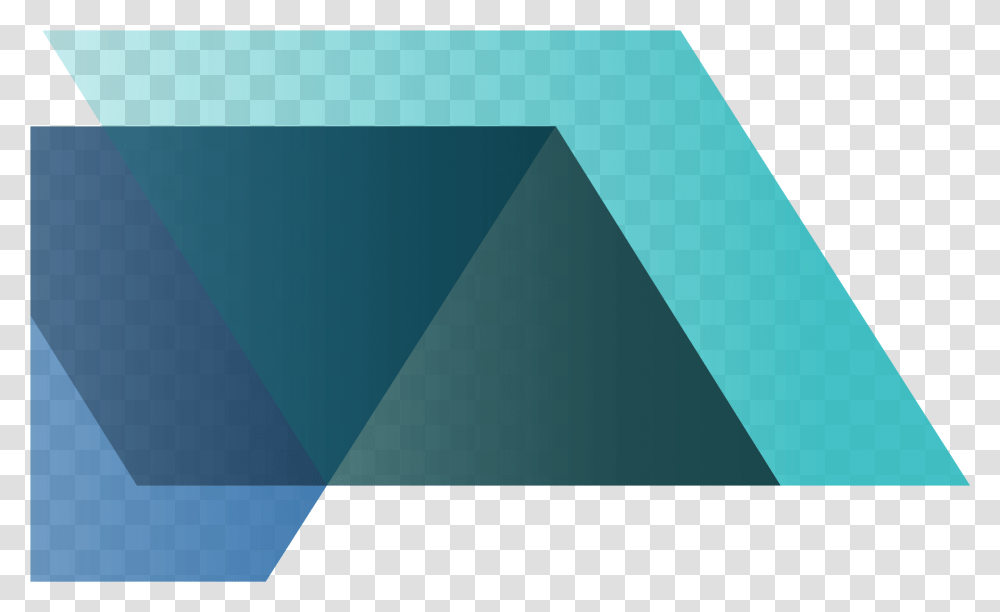 Blue Shapes, Triangle Transparent Png