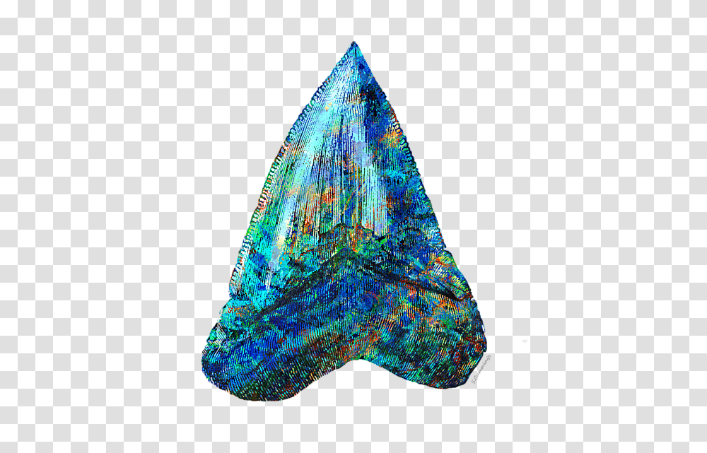 Blue Shark Tooth Art By Sharon Cummings, Gemstone, Jewelry, Accessories, Accessory Transparent Png