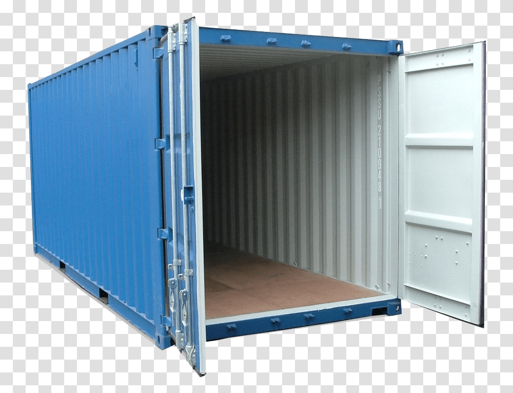 Blue Shipping Container Background Shipping Container, Crib, Furniture Transparent Png