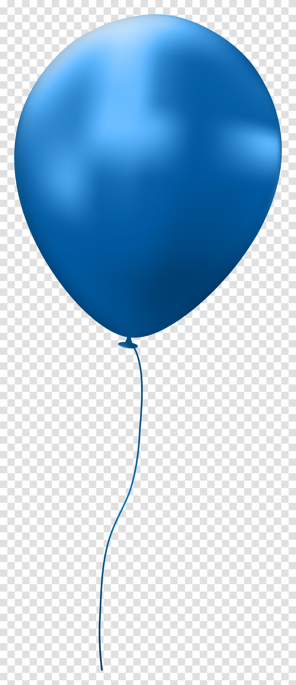 Blue Single Balloon Clip Art Transparent Png