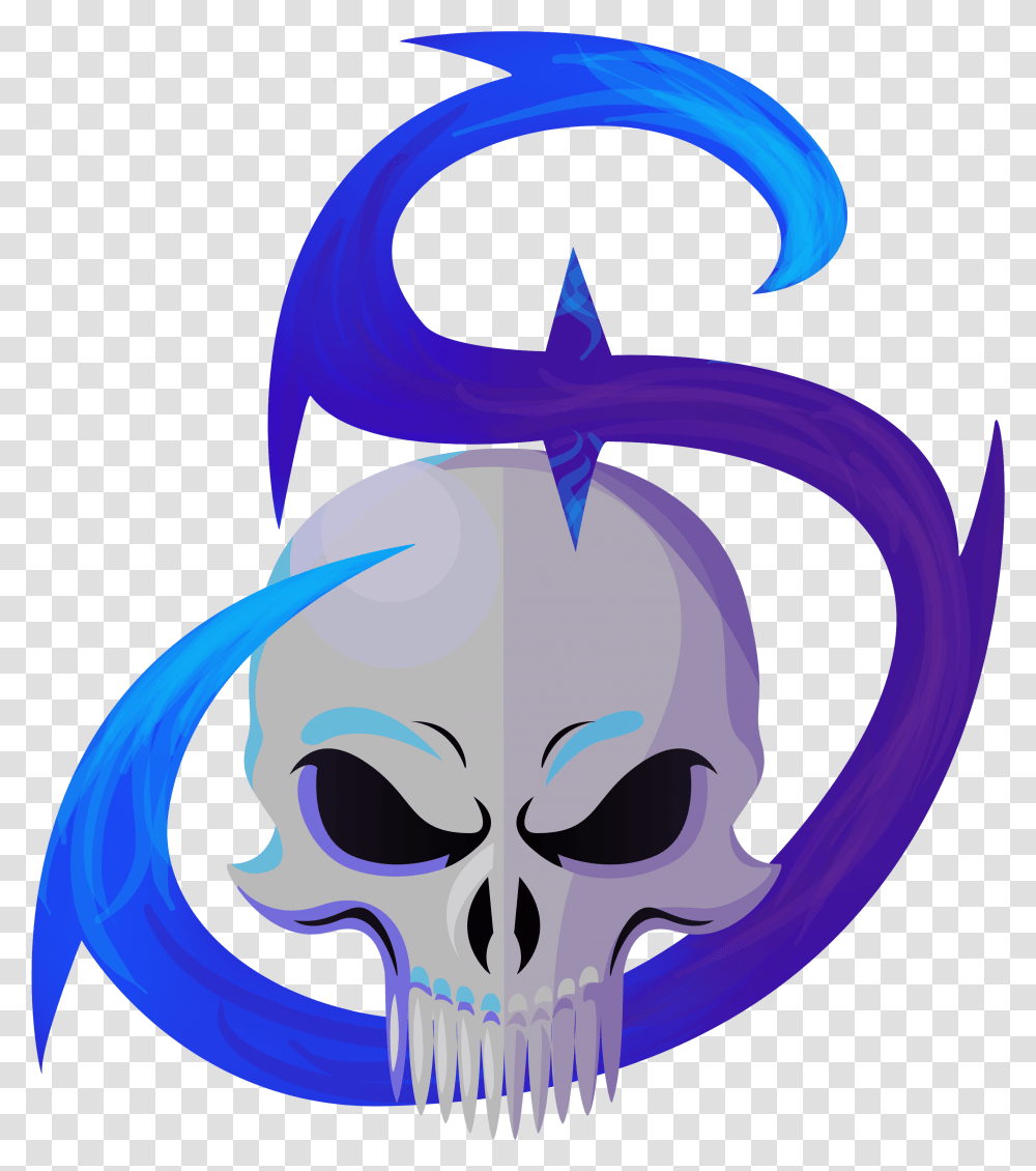 Blue Skull, Alien, Skeleton Transparent Png