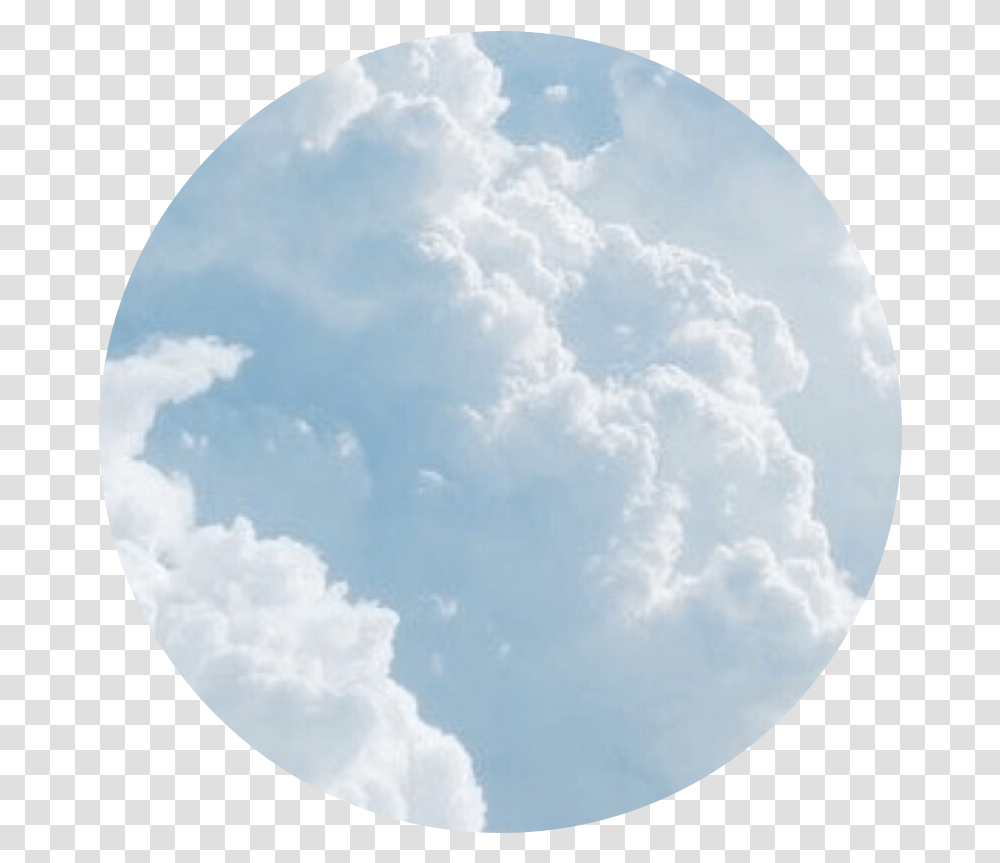 Blue Sky Clouds Blueclouds Blue Aesthetic Background Cloud, Nature, Outdoors, Moon, Outer Space Transparent Png