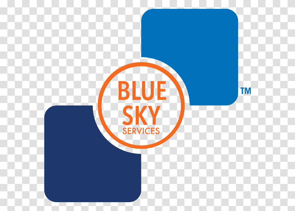 Blue Sky Services Llc Identity Logo On Behance, Label, Sticker Transparent Png