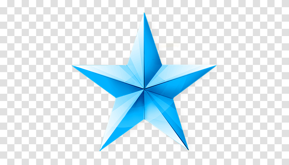 Blue Sky Star Clipart Image Icon, Star Symbol Transparent Png