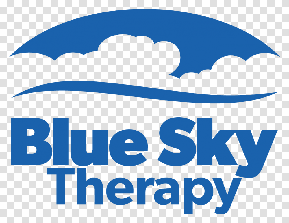 Blue Sky Therapy, Word, Poster, Advertisement Transparent Png