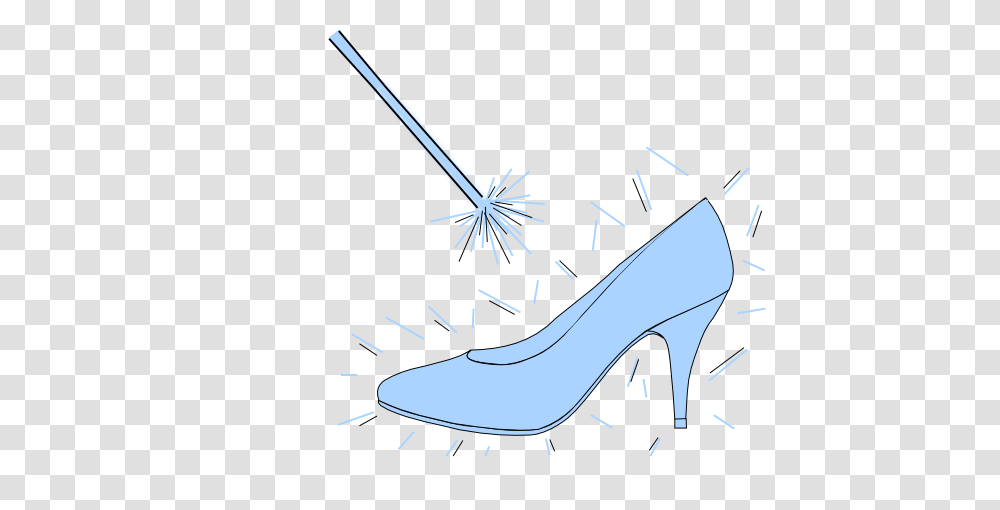 Blue Slipper With Wand Clip Art, Apparel, High Heel, Shoe Transparent Png