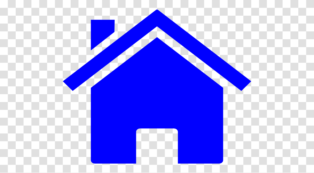 Blue Small House Clip Art For Web, Triangle, Building, Label Transparent Png