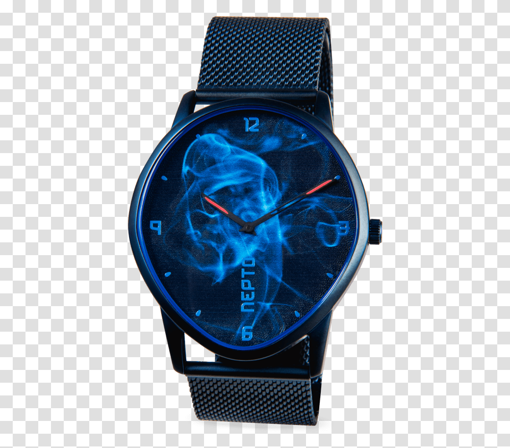 Blue Smoke Watch Strap, Wristwatch, Helmet, Clothing, Apparel Transparent Png