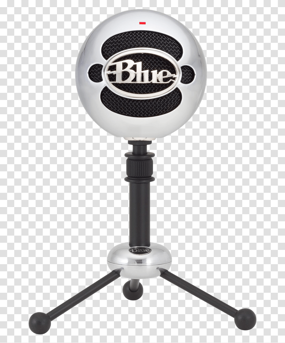 Blue Snowball Brushed Aluminum Blue Snowball Microphone, Lamp, Electrical Device, Magnifying, Camera Transparent Png