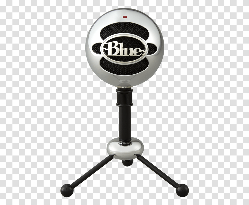 Blue Snowball Microphone, Electrical Device, Lamp, Camera, Electronics Transparent Png